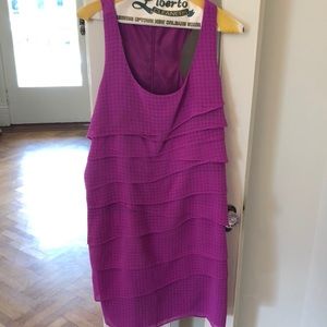 Pink silk shoshanna dress